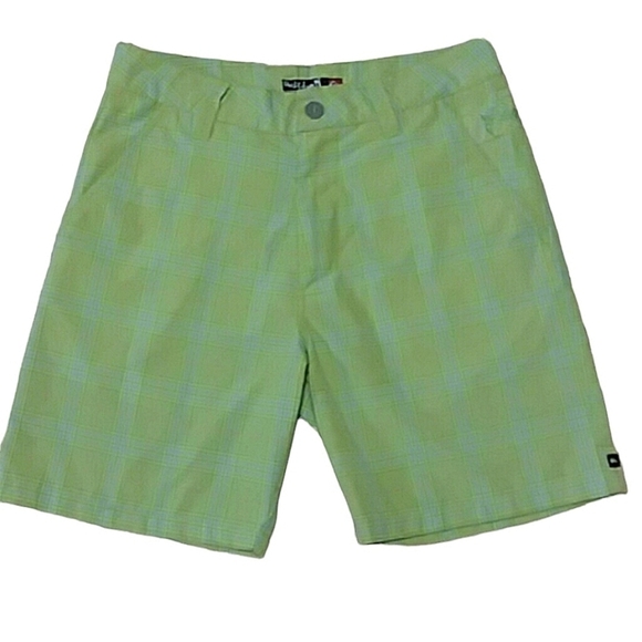 Quiksilver Other - Quiksilver  Men's Shorts Green Plaid Size 28 NWOT